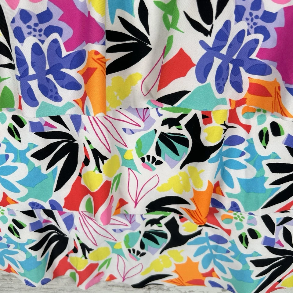 Traje de baño Tankini con capas tropicales Caribbean Joe traje de baño top 16 Foto 3 de 4