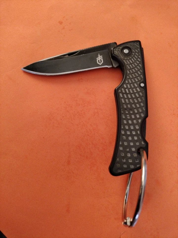 Cuchillo Plegable Gerber US1 Lockback 08718 Hecho en EE. UU., Hoja 420HC. Foto 3 de 4