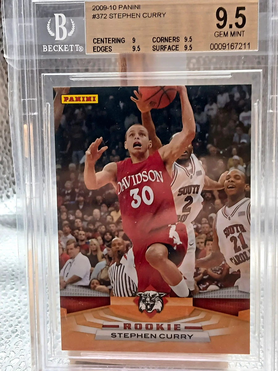 Panini Stephen Curry Grade 9.5 Basketball Rookie Sports Trading