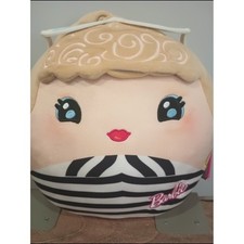 Barbie Plush Cutopia Doll in Black  White Stripes w/Blonde Hair in Ponytail NWT