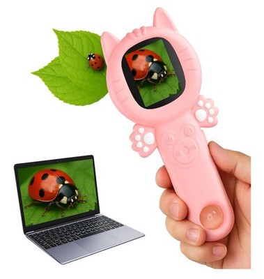 2-in-1 Microscope Camera for Kids