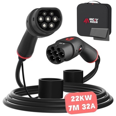 Type 2 Charging Cable 22kW for Electric Car & Hybrid Type 2 Mode 3 Charging Cord E Auto...
