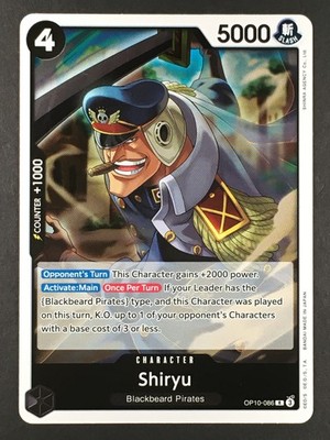 One Piece TCG Shiryu R Royal Blood OP10-086 NM | eBay