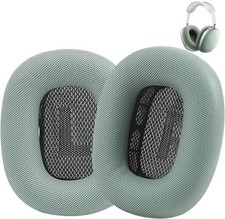 Replacement Ear Cushions for AirPods Max Memory Foam Mesh Earpads Green