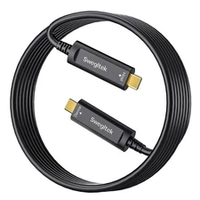 65 FT 10 Gbps USB C to C Fiber Optical Cable; USB 3.2 Gen 2 Swegltek Cable New