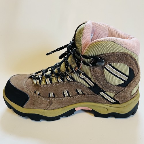Botas Hi-Tec para mujer talla 6 color topo rubor Bandera tiro medio impermeables senderismo naturaleza - Imagen 12 de 17