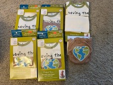 5 Perfect Bum Reusable Cloth Diaper T-Shirt  Trifold Insert Sets Saving Planet