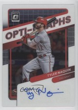 2022 Panini Donruss Optic Optigraphs Tyler Naquin #OG-TN Auto 12jy