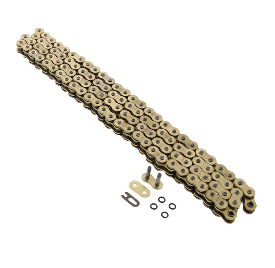 1993-2013 Honda XR650L 650L anel O dourado corrente e roda dentada 14/45 520-110L - Imagem 4 de 4