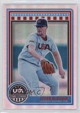 2025 Panini Stars and Stripes Ethan McElvain #84 0kz8