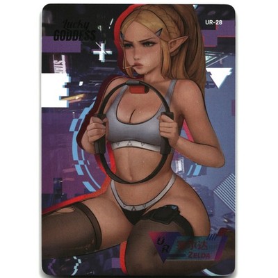 Goddess Story Waifu Card Lucky Goddess 2 Zelda UR-28 Nintendo Link