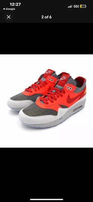 Size 10 - Nike CLOT x Air Max 1 Kiss Of Death - Solar Red