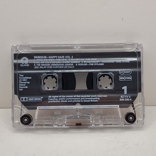 Happy Daze: Volume Two (Cassette Tape Album, 1991) Island Records ICTTV3 8485804 - Picture 3 of 10