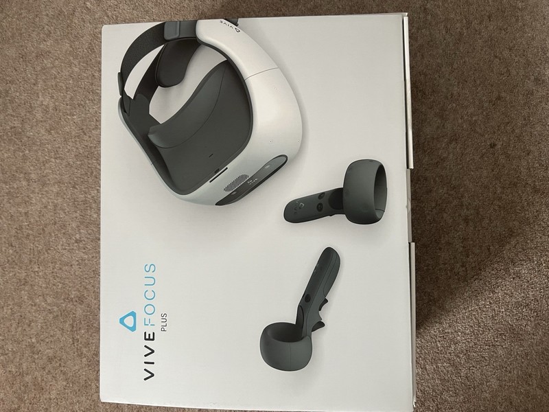 HTC Vive Focus Plus Enterprise VR Headset White. Complete, Boxed, Pristine