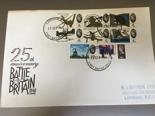 GB STAMPS RARE FIRST DAY COVER 1965 BATTLE OF BRITAIN LONDON