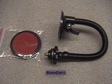 SUCTION CUP CAMERA MOUNT GOOSE NECK PAN/TILT/SWIVEL 1/4"-20 FOR Kodak Zi8-Gopro