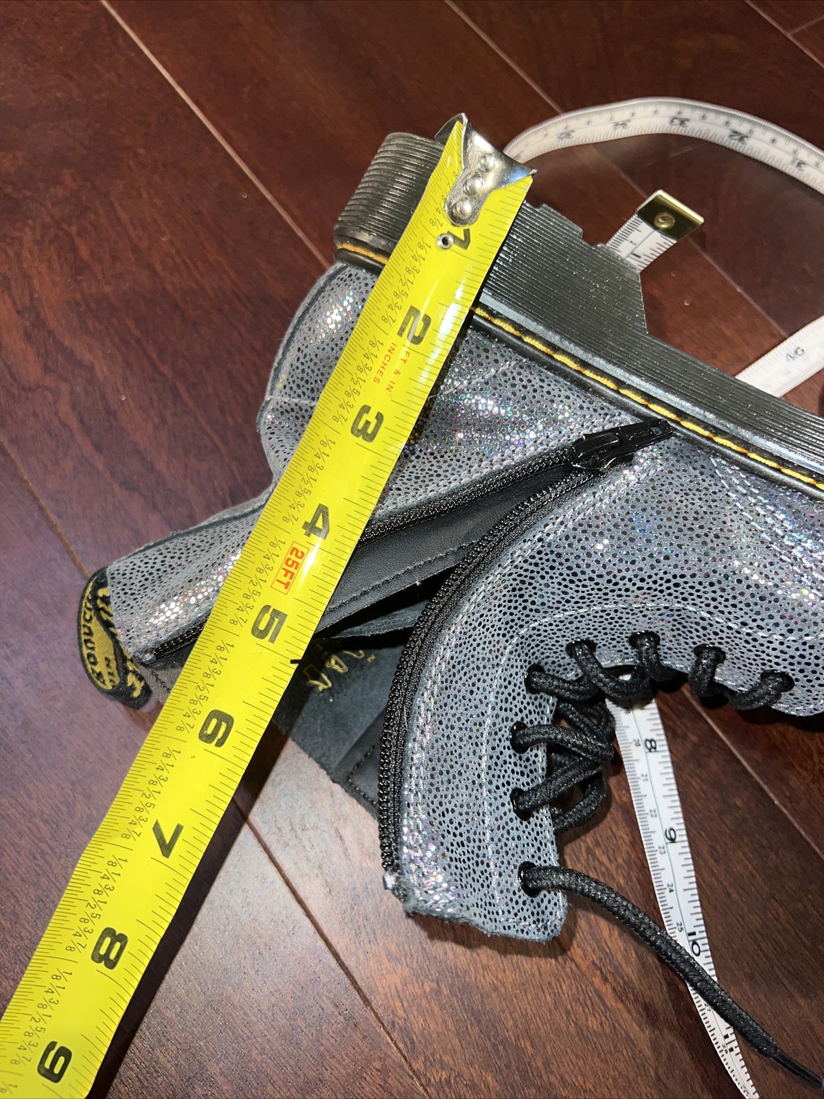 Doc Martens Size 5 M Boots Dr. Glitter Air Wair Black Leather Combat Biker Punk thumbnail 19