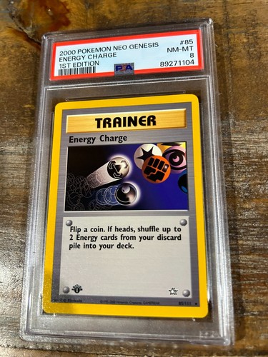 Energy Charge (1st Edition) graded PSA 8 for sale on eBay