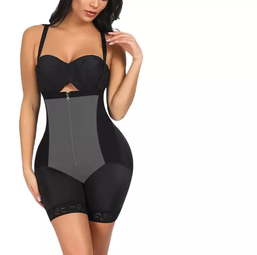 Plus Size Latex Body Shaper Tummy Trimmer Tight Compression Corset Fajas  2XL