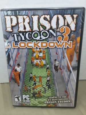 PC Prison Tycoon 3 Lockdown (PC CD-ROM,2007) New & Sealed