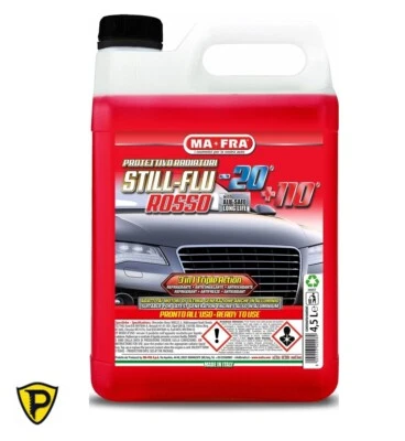 Liquido Radiatore Rosso MA-FRA protettivo antigelo anticorrosione -20 da 4,5 Lt.