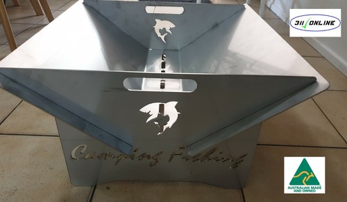 FISHING CAMPING (FLAT PACK) COOKER STAINLESS STEEL IDEAL CAMPING COMPANION - Picture 5 of 7