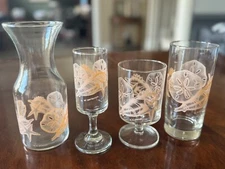 M.W. Periscope Seashell Glassware - Multiple Pcs. - You Pick Pieces & Quantity