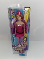 Barbie en Princesa Poder Superhéroe Muñeca Barbie Con Botas Embalaje Dañado