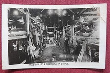 Original WW1 US Army " Innenraum Von Baracke Frankreich " Foto Roy Schutz Dc