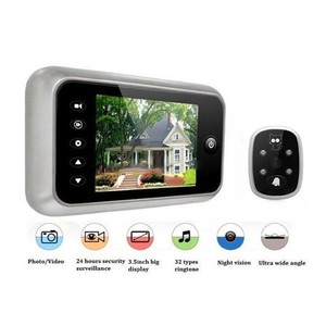 3.5Inch Digital LCD 120° Peephole Viewer Doorbell Photo Visual Monitoring Camera
