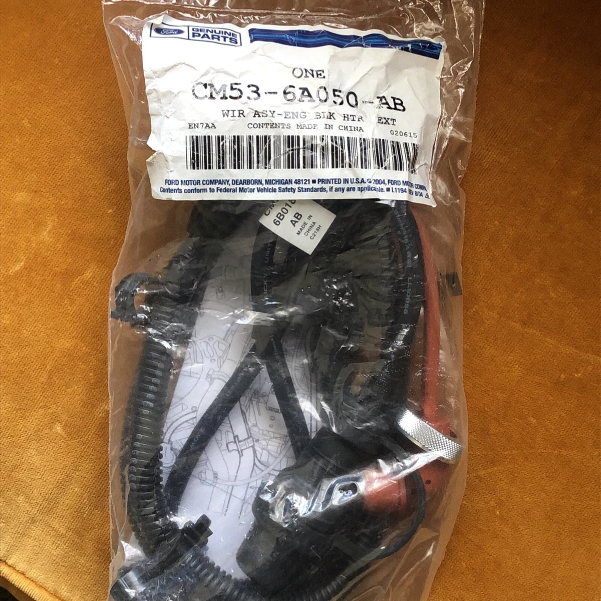 2012 Ford Focus CM53-6A050-AB Engine Block Heater Cable Routing | eBay