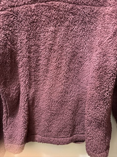 Columbia Women's Cloudy Day Full Zip Fleece Jacket Burgundy Purple Medium - Picture 8 of 8