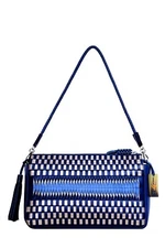 Hand Made Lamb Leather Woven Sholder Bag