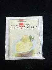 DDR Lebensmittel /Tüte/OVP -Rotplome Dessert Speisepulver CITRUS / EVP: 0,55 M