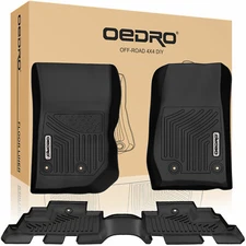 Car Floor Mats For 2014-2018 Jeep Wrangler JK /JKU 4 Door 3D Molded TPE Liners