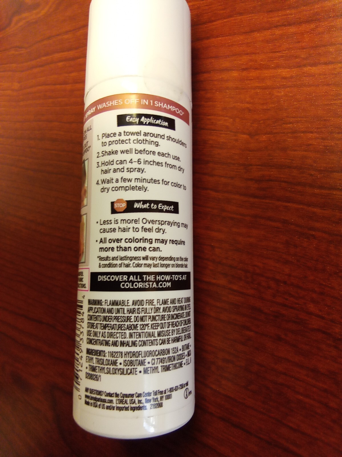 L'oreal Paris Hair Color Colorista 1-day Spray - Rosegold