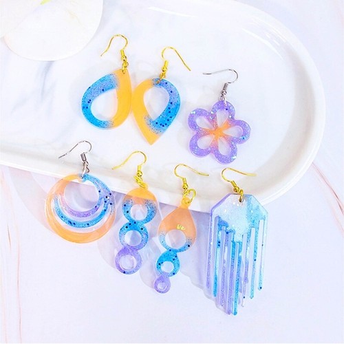 Earrings Moulds Silicone Pendant Moulds Handmade Jewelry Making Accessories - Picture 4 of 12