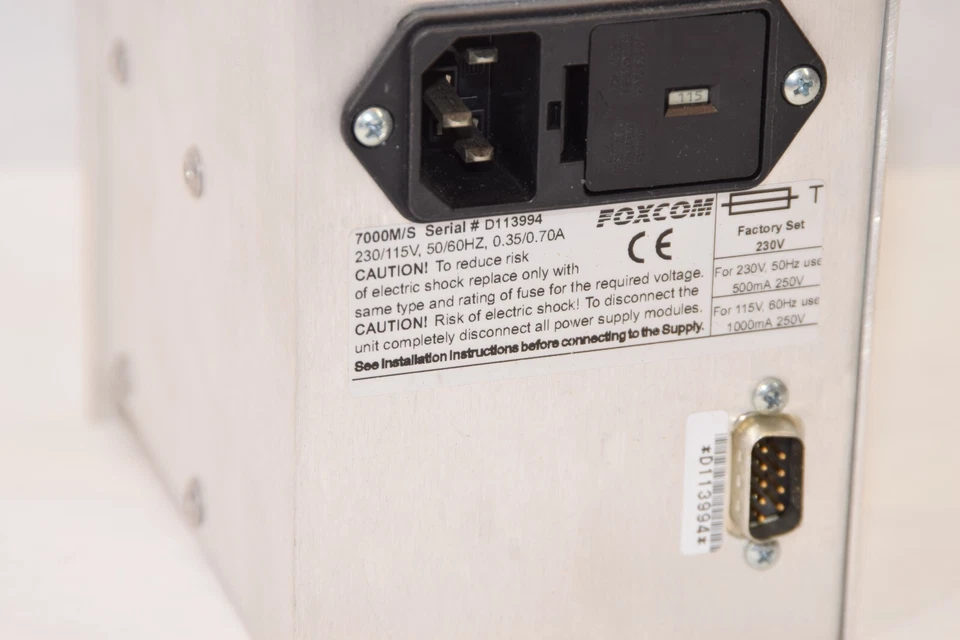 FOXCOM / ITE 7000M/S 84JA 230/115V 50/60Hz Fiberoptic Transmission Power Supply - Image 4 of 4