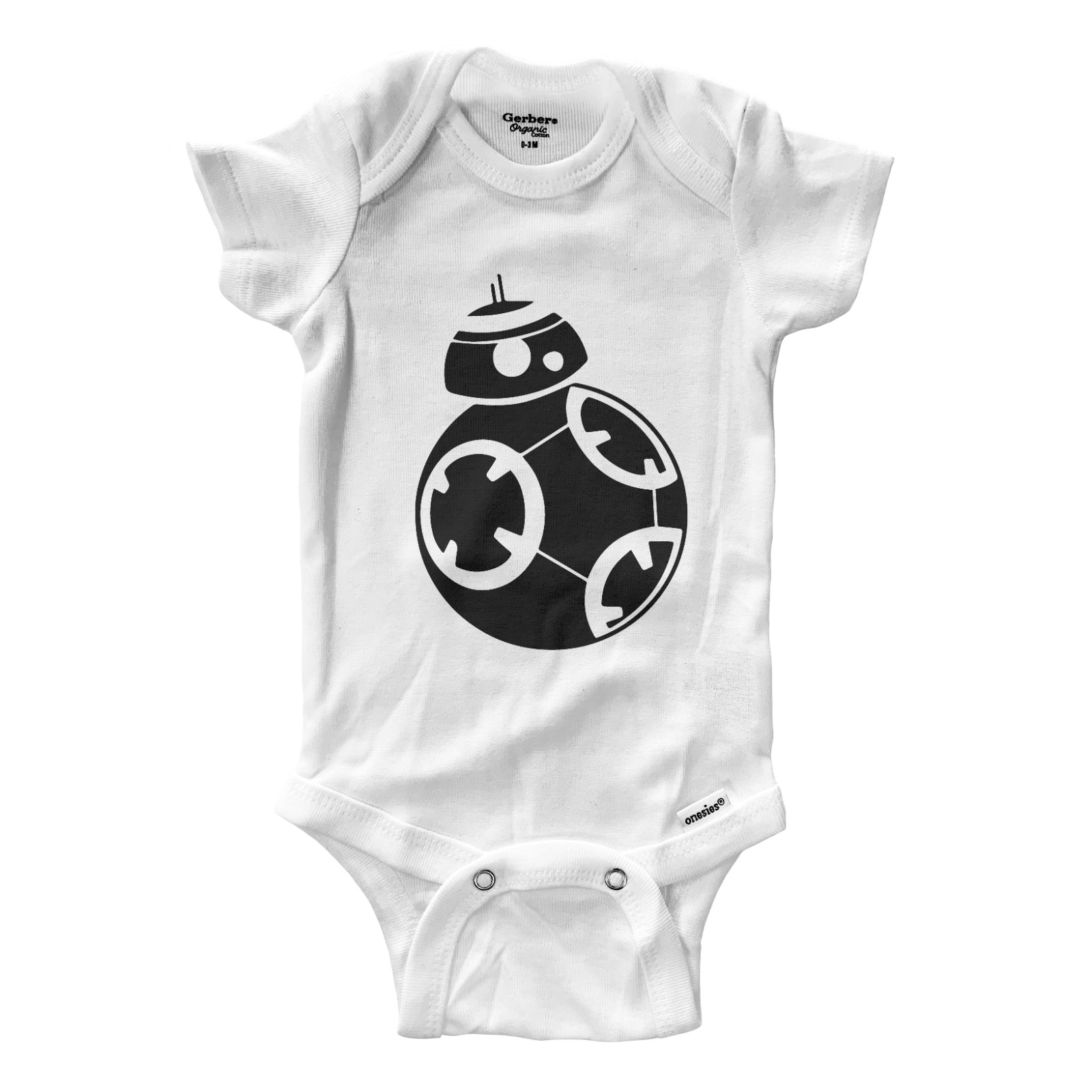 BB-8 Resistance Droid Robot Infant Baby Bodysuit One-Piece Clothes Star Wars