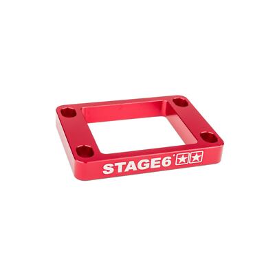 Abstandhalter Ventil Lamellen Stage6 Rot für Derbi 50 Senda R DRD Racing