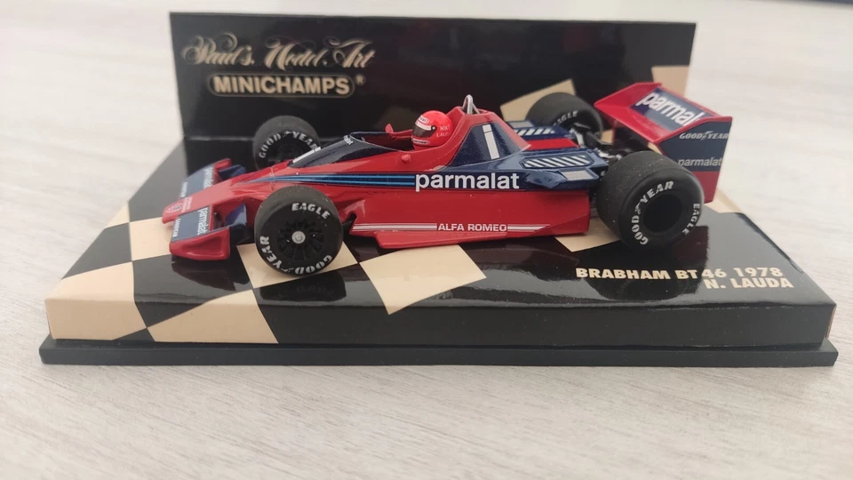 MINICHAMPS BRABHAM BT46 1978 NIKI LAUDA scala 1:43. - Immagine 3 di 4