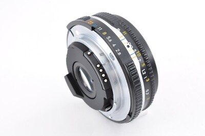 NIKON Ai-S NIKKOR 45mm F2.8 P ブラック Nikon Ai-s AIS Nikkor 45mm f2.8 P Black MF Pancake Lens From