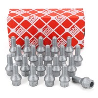 20X febi 48925 Radbolzen Radschrauben M12X1,5Mm 22Mm FüR Dacia & Renault