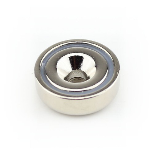 10 PINZAS PLANAS NEODIMIO IMANES DE OLLA D20x7 MM CON REDUCCIÓN DE PERFORACIÓN 9 KG TORNILLOS - Imagen 2 de 4