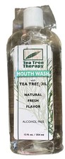 Tea Tree Therapy Mouth Wash w Tea Tree Oil Natural Fresh Alcohol Free 12 fl Oz