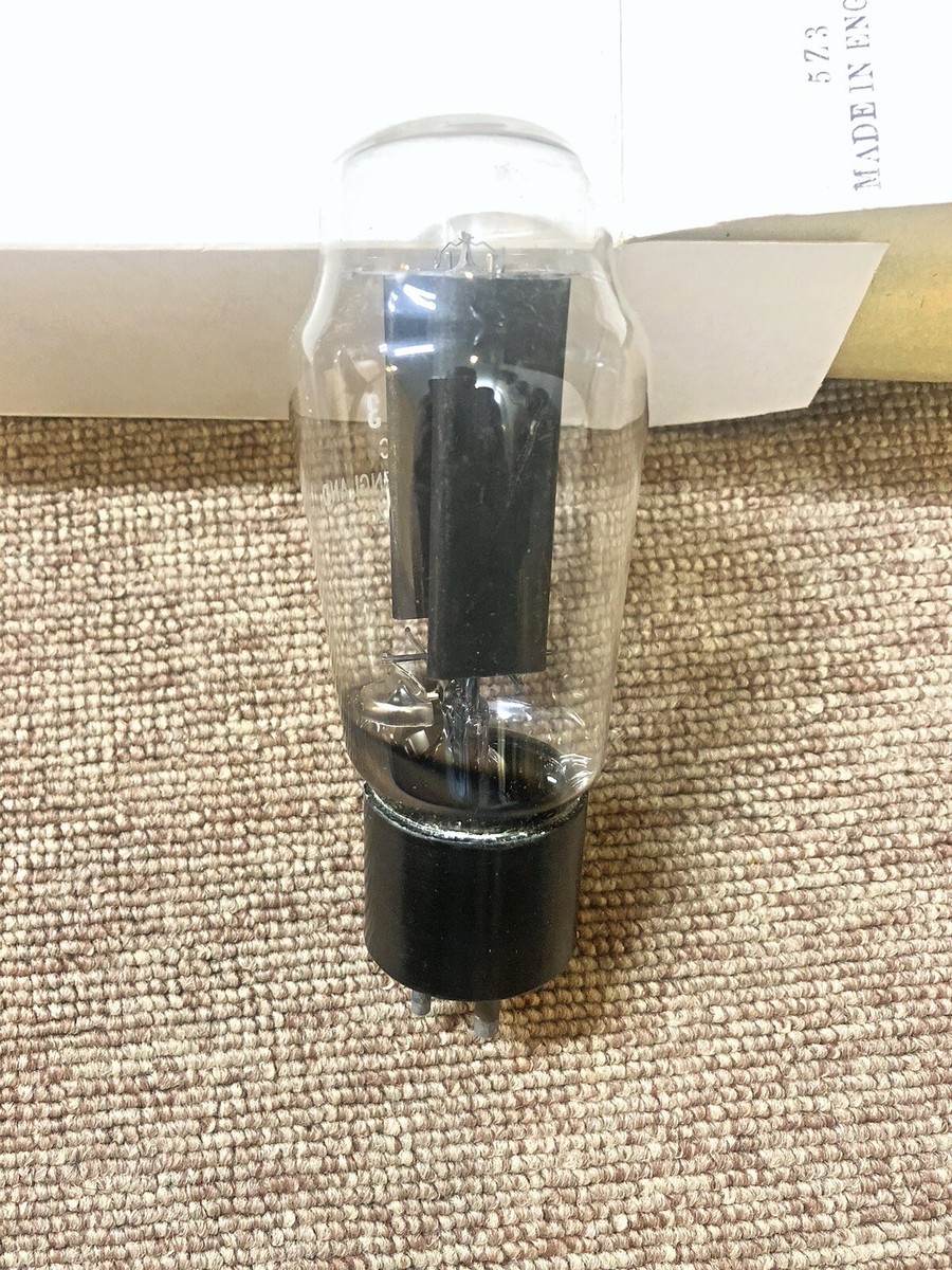 5Z3 Tube 4-Pin U52 Version Tube Black Plate Curved Top