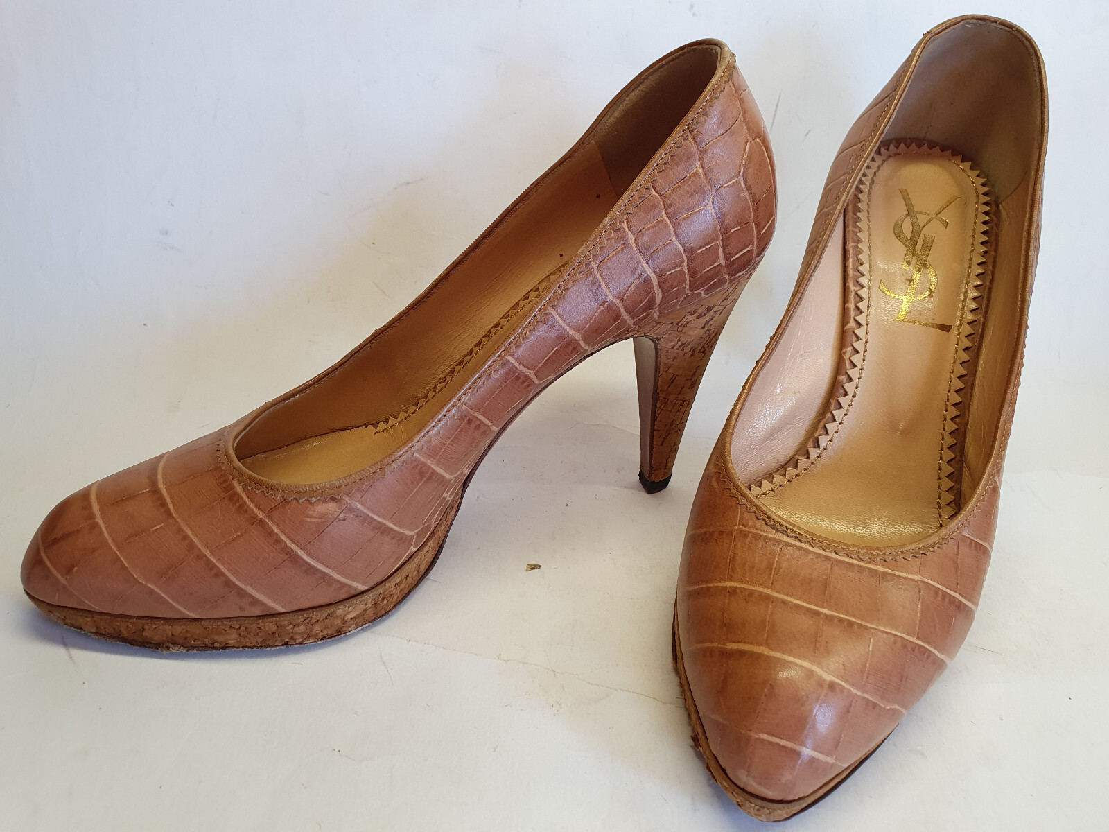 YVES SAINT LAURENT PARIS scarpe eleganti EUR 38 5 adatte per UK 5 5 (piede lungo 24 5 cm)