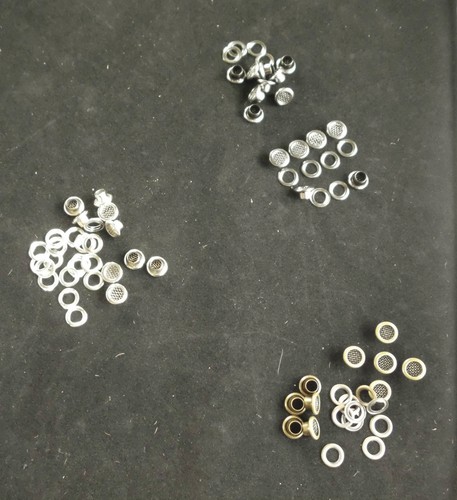 Eyelets-MESH-w-washer 8mm wide 4.5mm high for look or air flow 3 colours Qty 20 - Picture 9 of 42