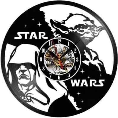 OROLOGIO IN VINILE DA PARETE SU LP 33 STAR WARS REALIZZATO A