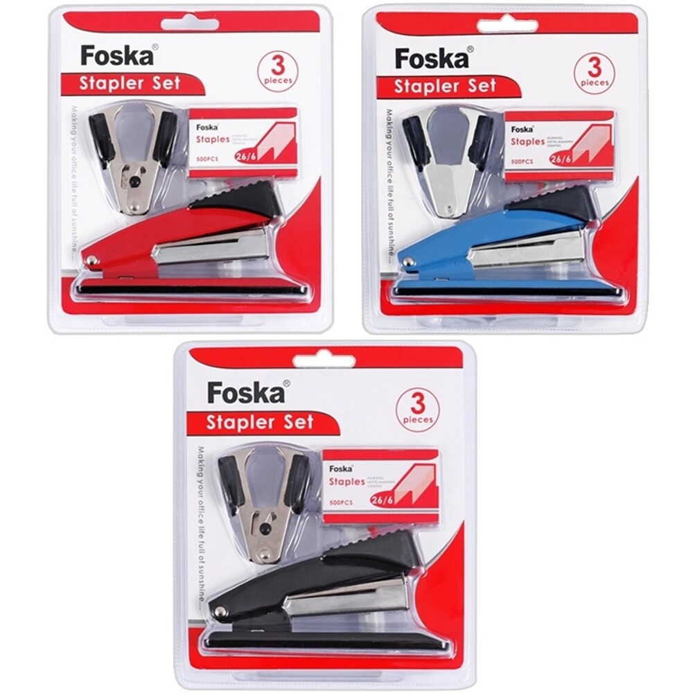  - 3 Piece Stapler SetRemover Stapler 24/6 Staples - Image 2